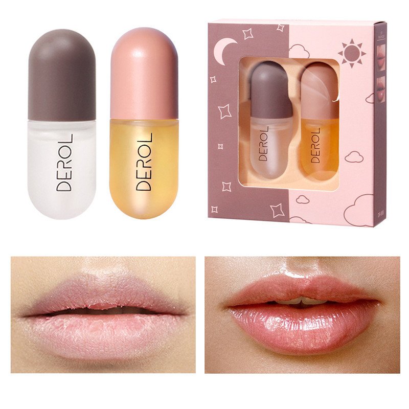 9217f090-31a8-4a94-9584-d1bfc86006fd-1.jpg Day Night Instant Volume Lip Plumper Oil Clear Lasting Nourishing Repairing Reduce Lip Fine Line Care Lip Beauty Cosmetic - Image 4