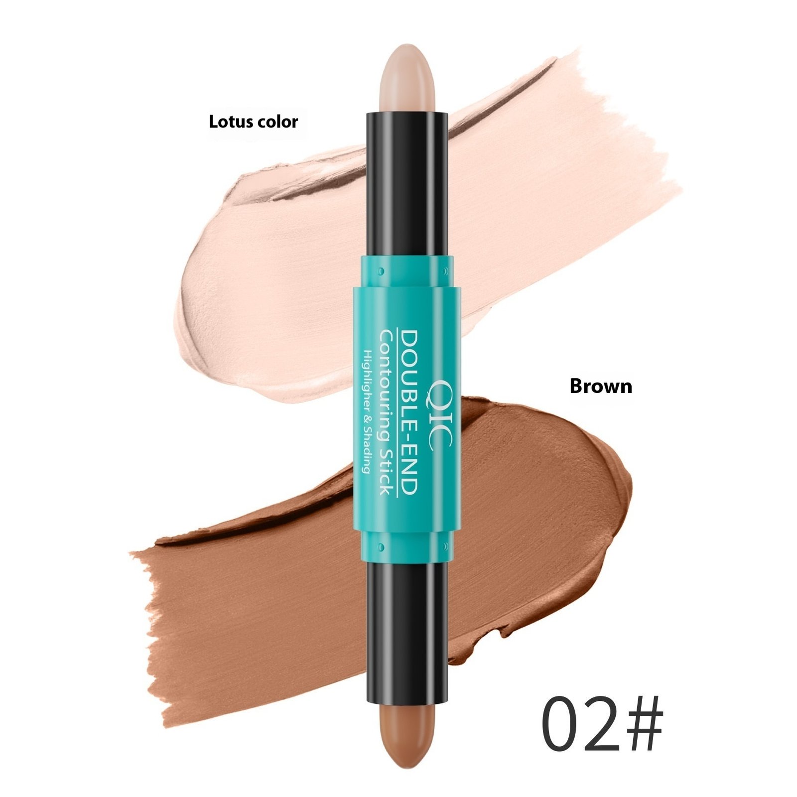 e7283050-bd4c-4b6c-86c7-0e812ea037fa_trans.jpeg Dual Head Dual-use Highlight Brightening Highlighting Stick Nose Shadow Shading Pen - Image 2